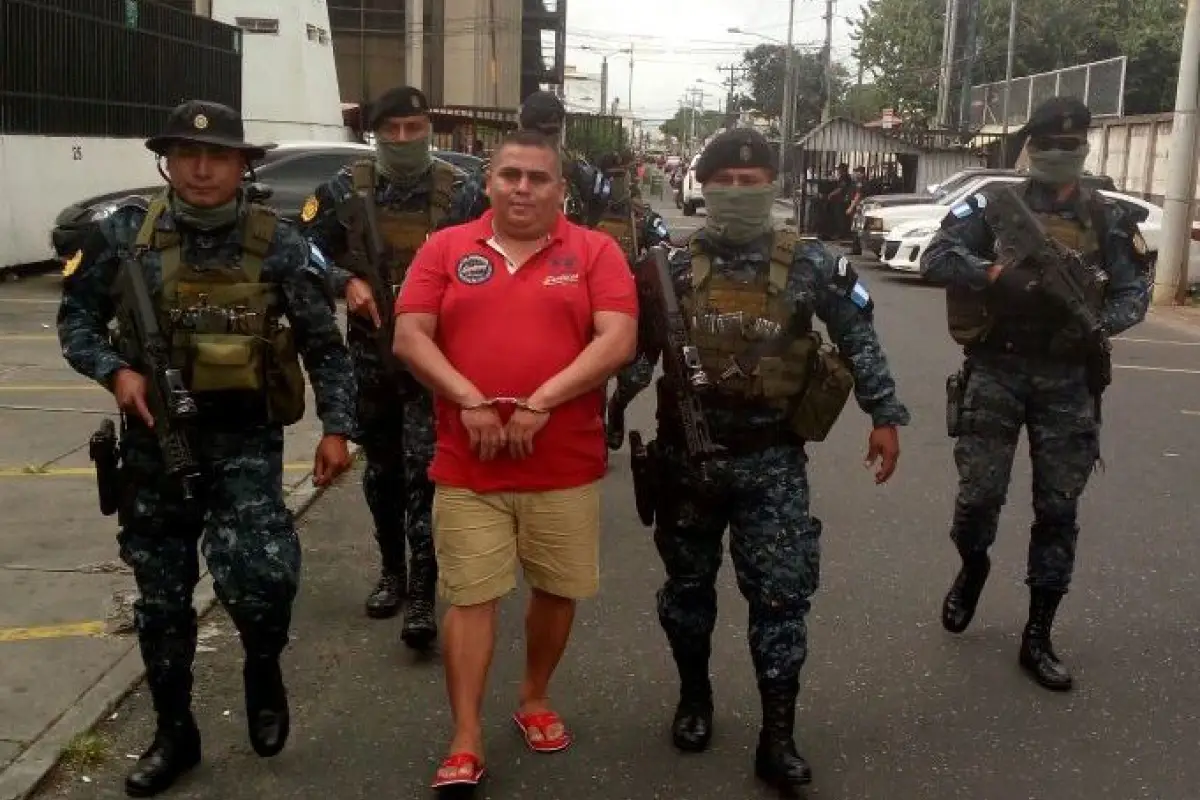 Erick Alexander Granados García, alias "El Rey del Mar", fue detenido en agosto de 2017., PNC