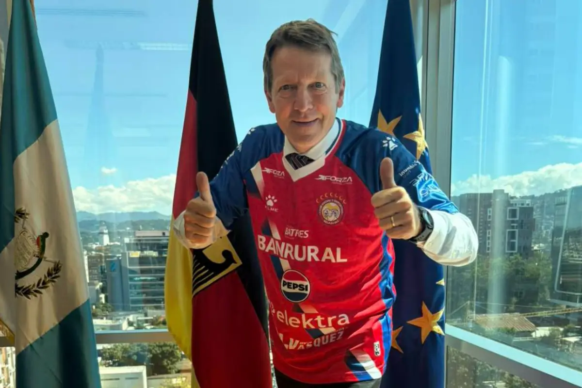 Embajador de Alemania en Guatemala, Hardy Boeckle., Captura de pantalla de Facebook.