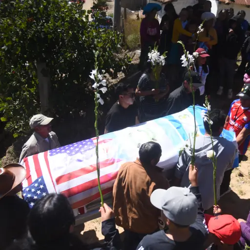 Funeral de María Florinda Ríos Pérez, migrante guatemalteca fallecida en Estados Unidos. ,Omar Solís/Emisoras Unidas