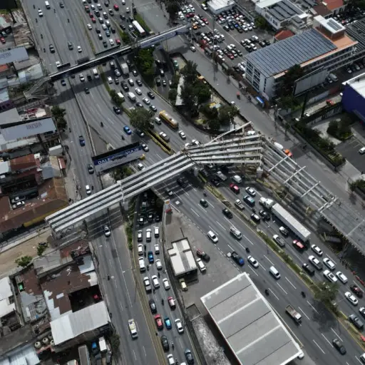 Paso a desnivel calzada Roosevelt ,Foto Micivi