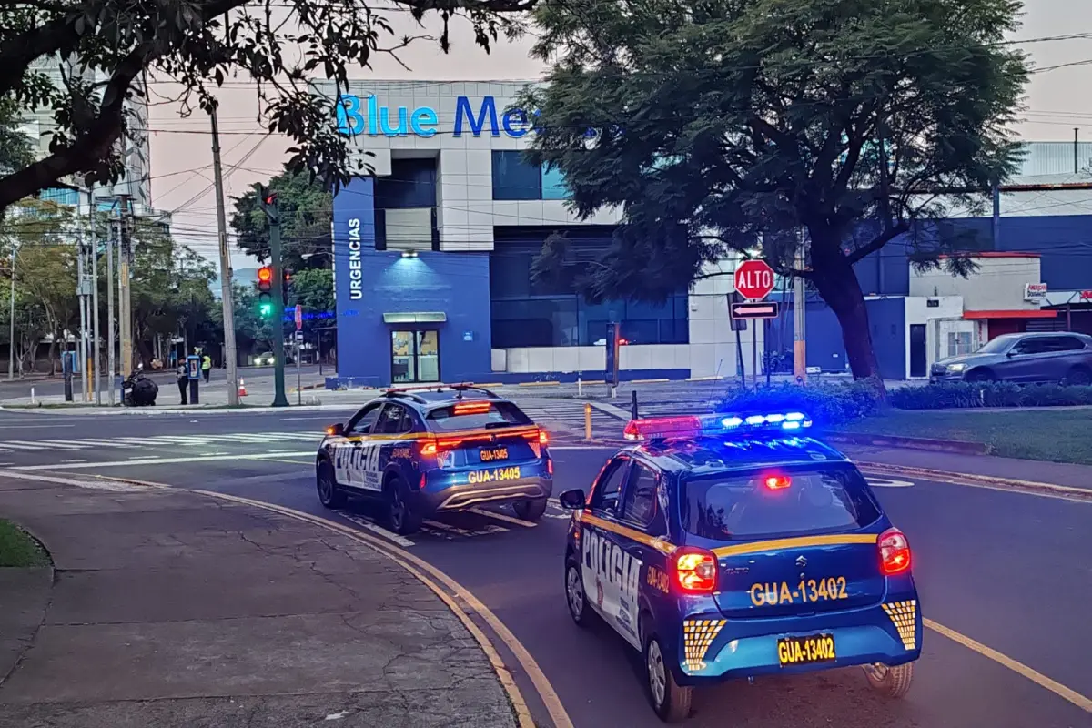Las nuevas unidades de la PNC fueron vistas en varios sectores de la capital., PNC de Guatemala.