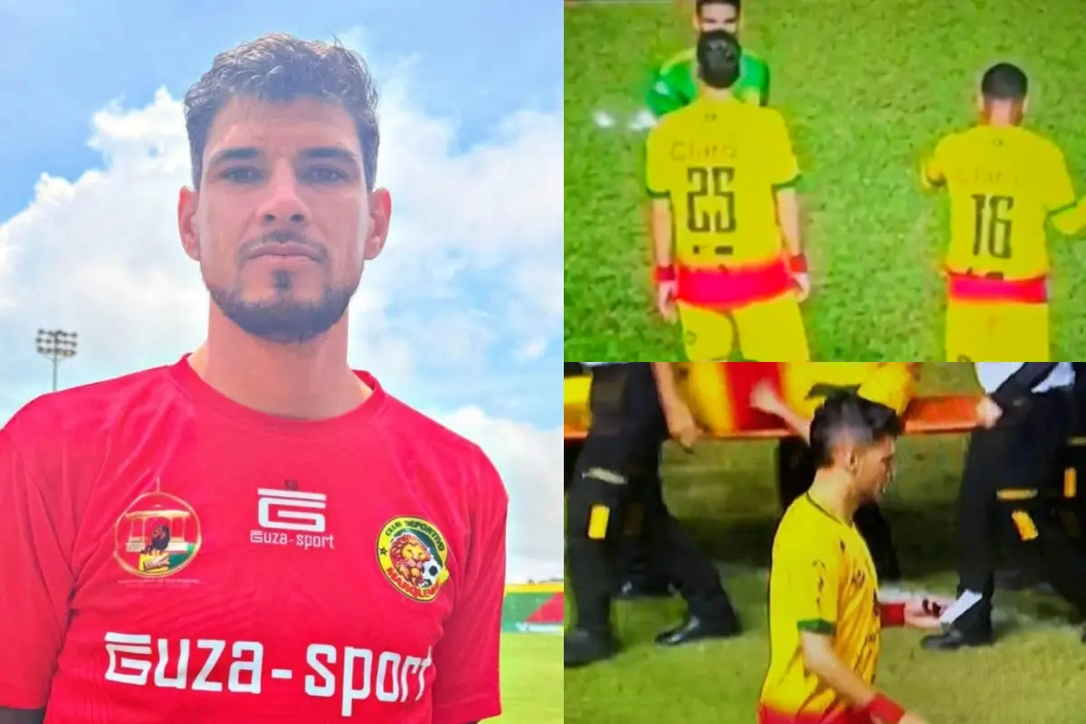 El portero Manuel Sosa hoy jugó de delantero con Marquense