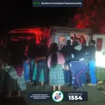 Los menores con síntomas de intoxicación fueron atendidos en un centro asistencial de Alta Verapaz. ,Bomberos Municipales Departamentales