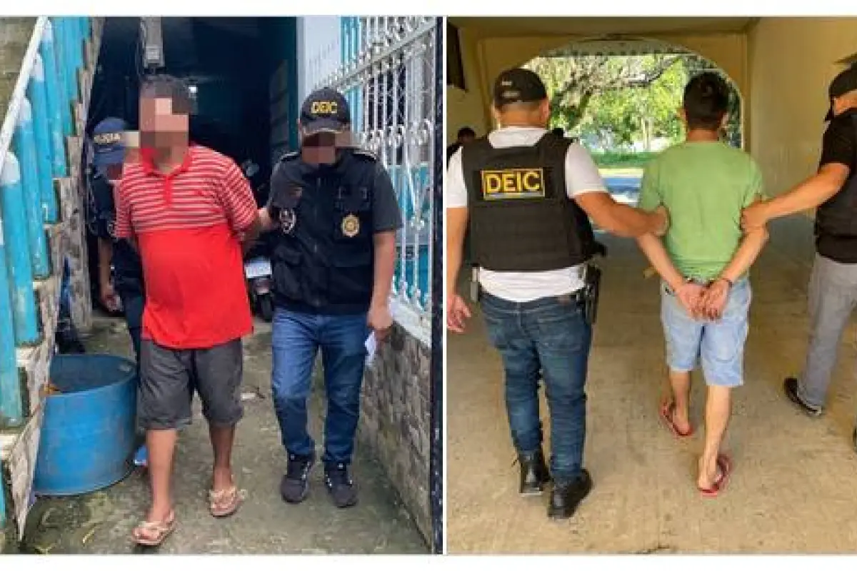 Dos personas fueron capturadas en seguimiento del crimen de familiares de un diputado en Izabal., PNC