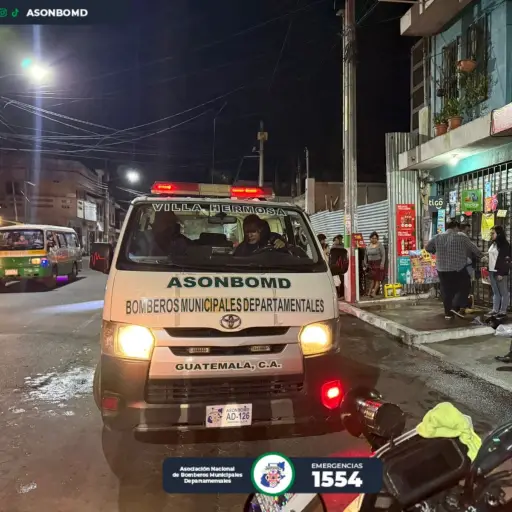 Bomberos asistieron a una mujer ,Foto Bomberos Municipales Departamentales