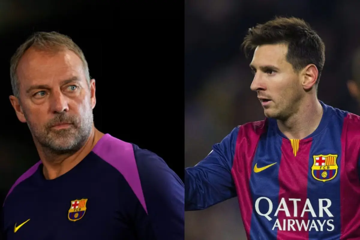 Hansi Flick se refiere al tema de dirigir algún día a Lionel Messi 