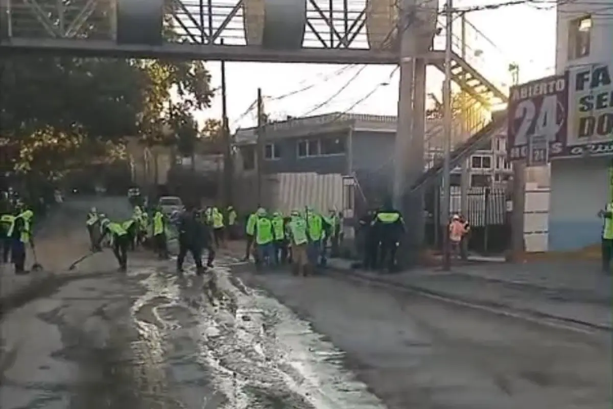 Actualmente se realizan tareas de limpieza., Foto Municipalidad