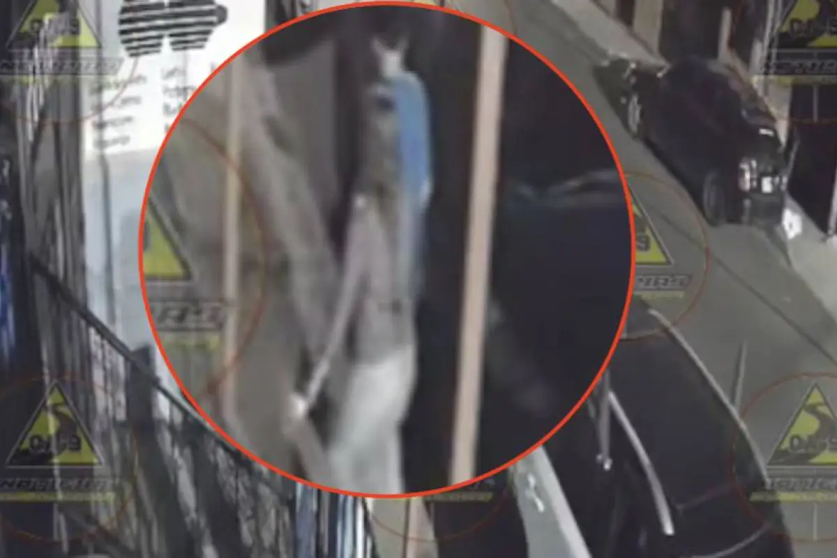 Simulan un paseo normal y terminan robando emblemas en zona 18,, Captura de pantalla video Facebook.