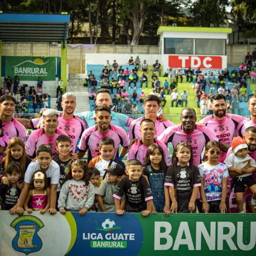 Once titular del Deportivo Mixco en el partido ante Achuapa - Mixco