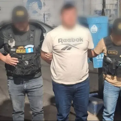 Juan R., agente de la Policía Nacional Civil  ,Foto MP