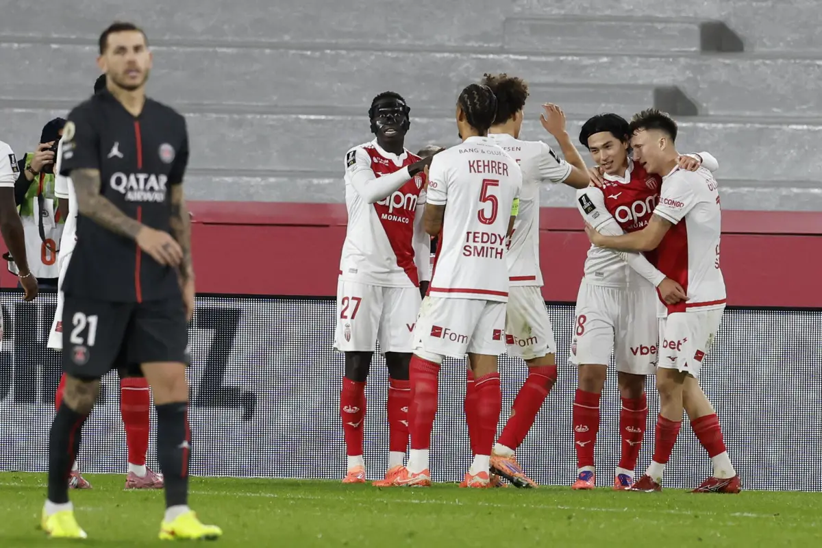 Triunfo del Mónaco ante el PSG - EFE