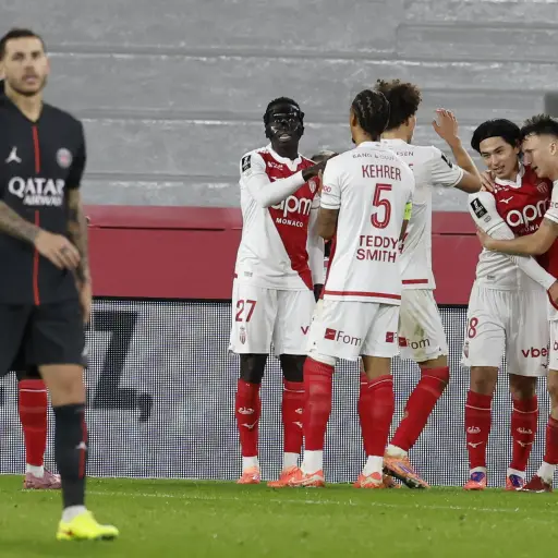 Triunfo del Mónaco ante el PSG - EFE
