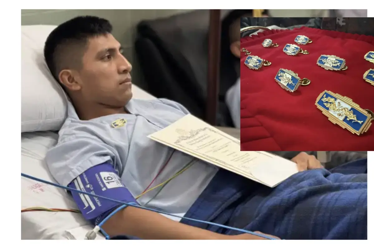 Militares heridos en Sololá reciben "Roble de Oro" en hospital,