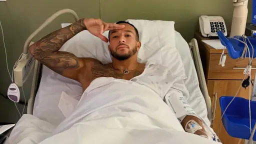 Nathaniel Méndez-Laing fue operado de una lesión en el tendón de la corva - instagram @mendezlaing11