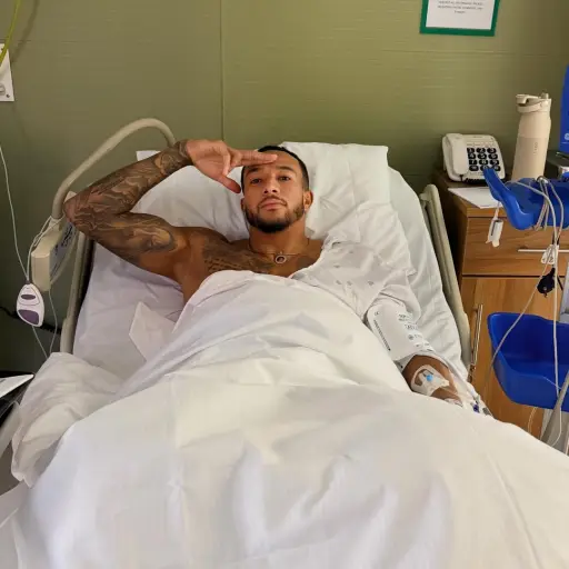 Nathaniel Méndez-Laing fue operado de una lesión en el tendón de la corva - instagram @mendezlaing11