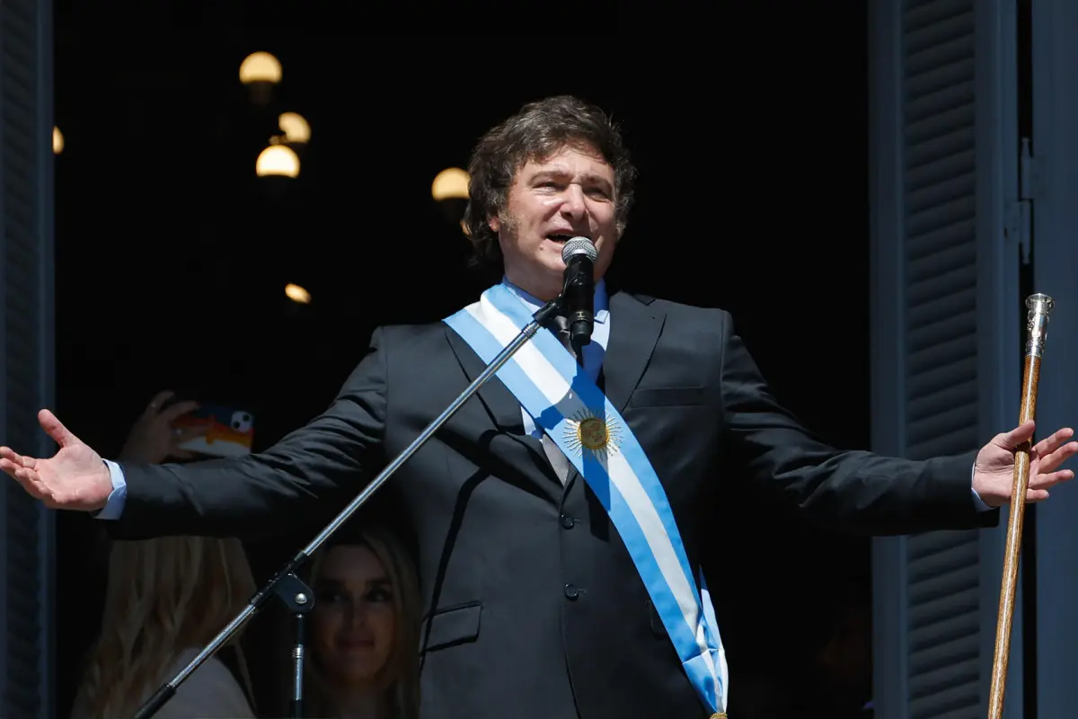 Javier Milei, presidente de Argentina, EFE