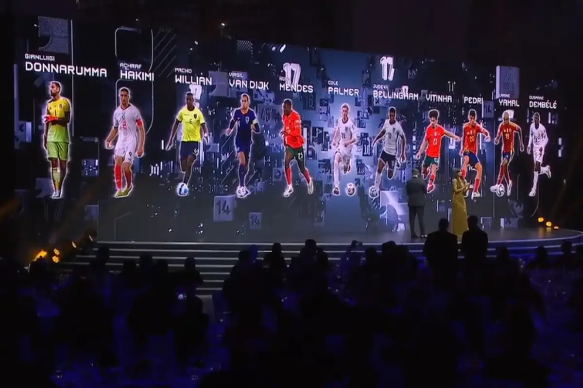 Once masculino del The Best 2025