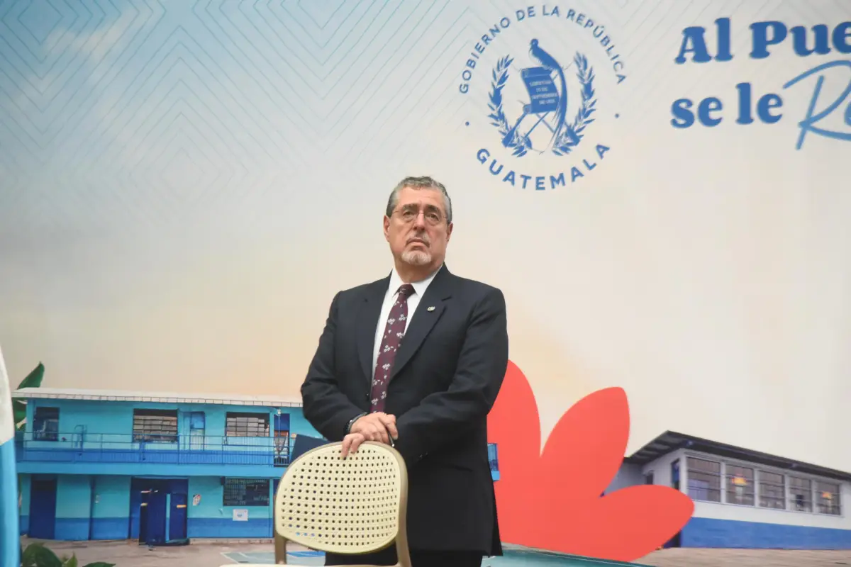 El presidente Bernardo Arévalo durante la conferencia de prensa "La Ronda", el miércoles 17 de diciembre de 2025., Omar Solís/Emisoras Unidas