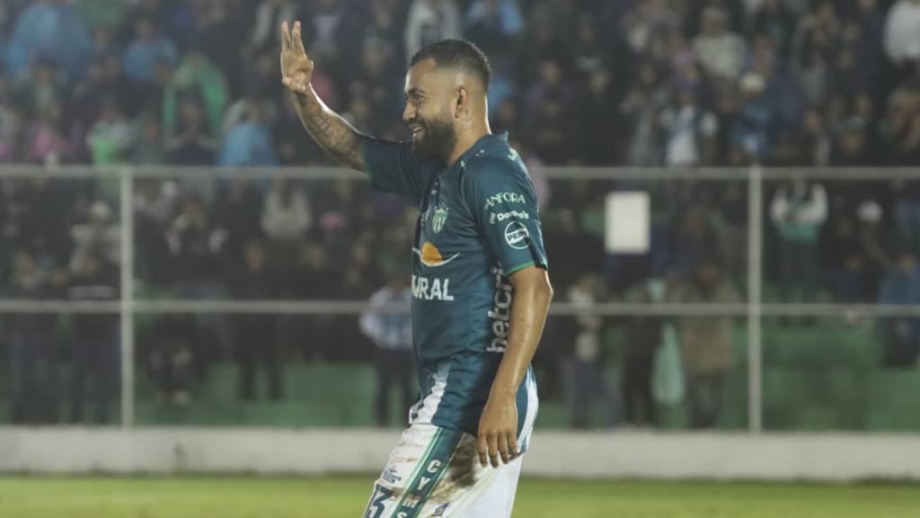 Celebración de Antigua GFC ante Aurora | Alex Meoño