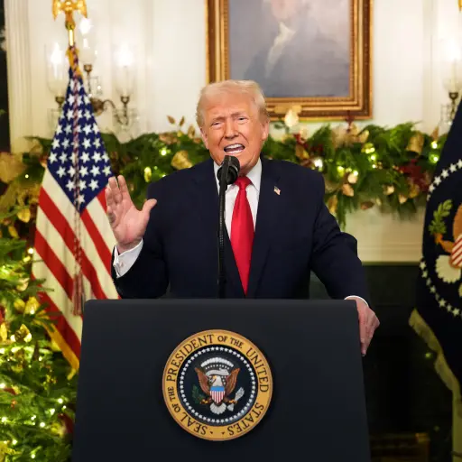 El presidente estadounidense, Donald Trump, abrió este miércoles el esperado discurso a la nación ,Foto EFE