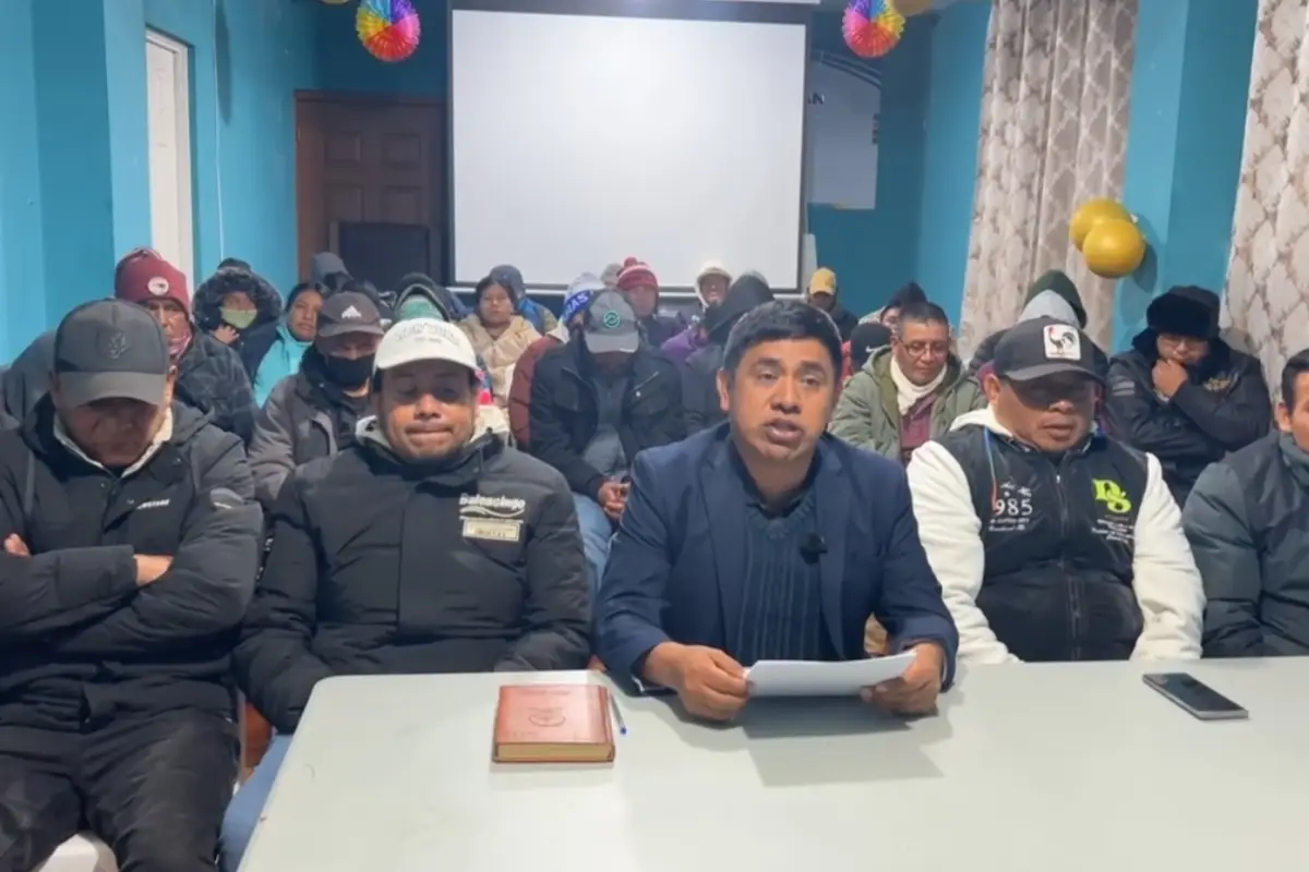 Pobladores de Santa Catarina Ixtahuacán negaron su participación en los hechos violentos del sábado., Captura de pantalla. 