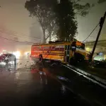 Accidente de bus escolar  ,Sebastián Siero 