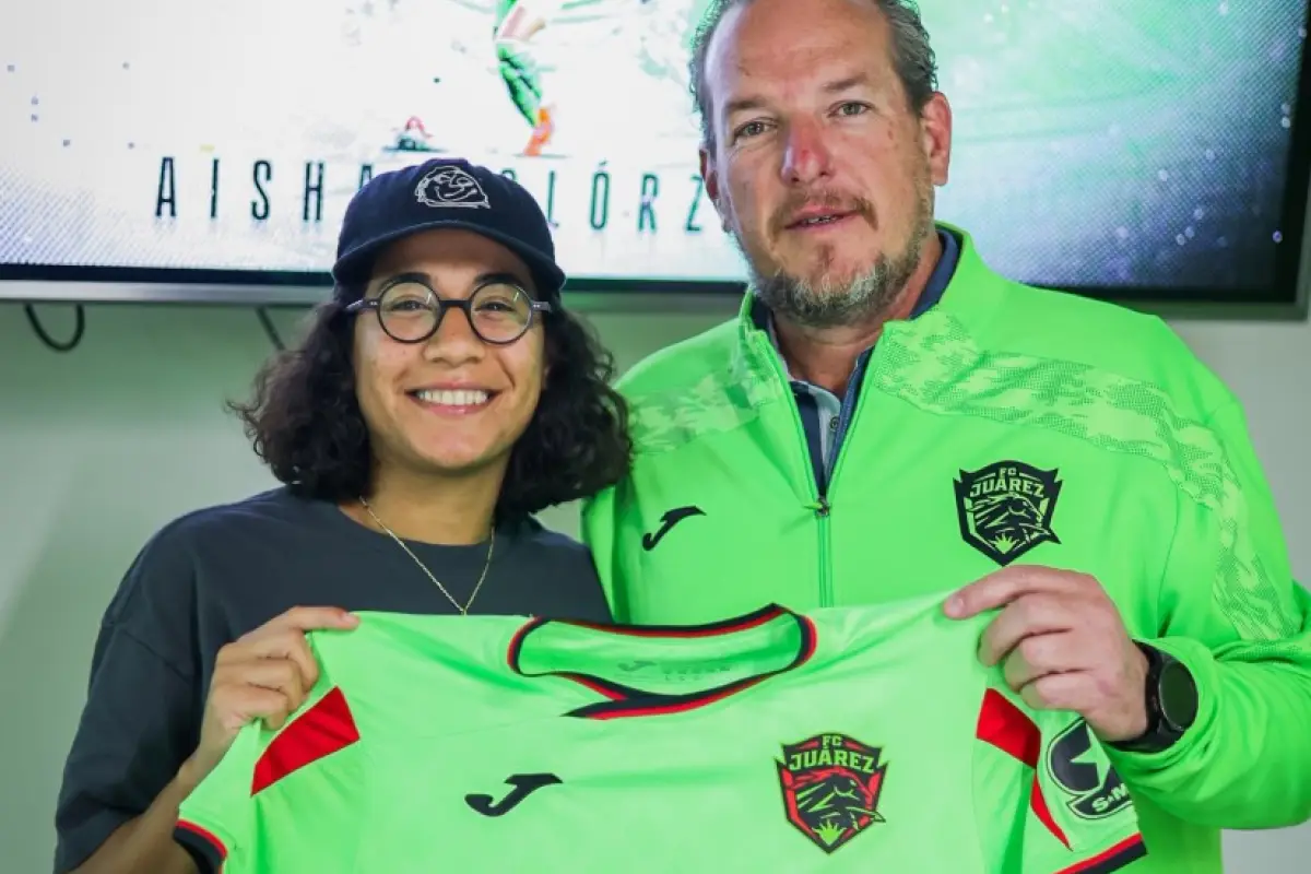 Presentación de Aisha Solorzano como nueva jugadora del F. C. Juárez Femenil
