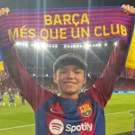 Julián Lemus cumple su sueño al observar un partido del Barcelona t