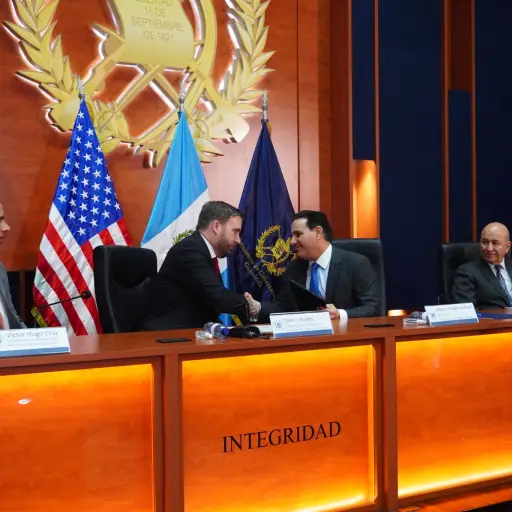 Guatemala y Estados Unidos suscriben convenio para intercambio de información sobre prisiones. ,Ministerio de Gobernación