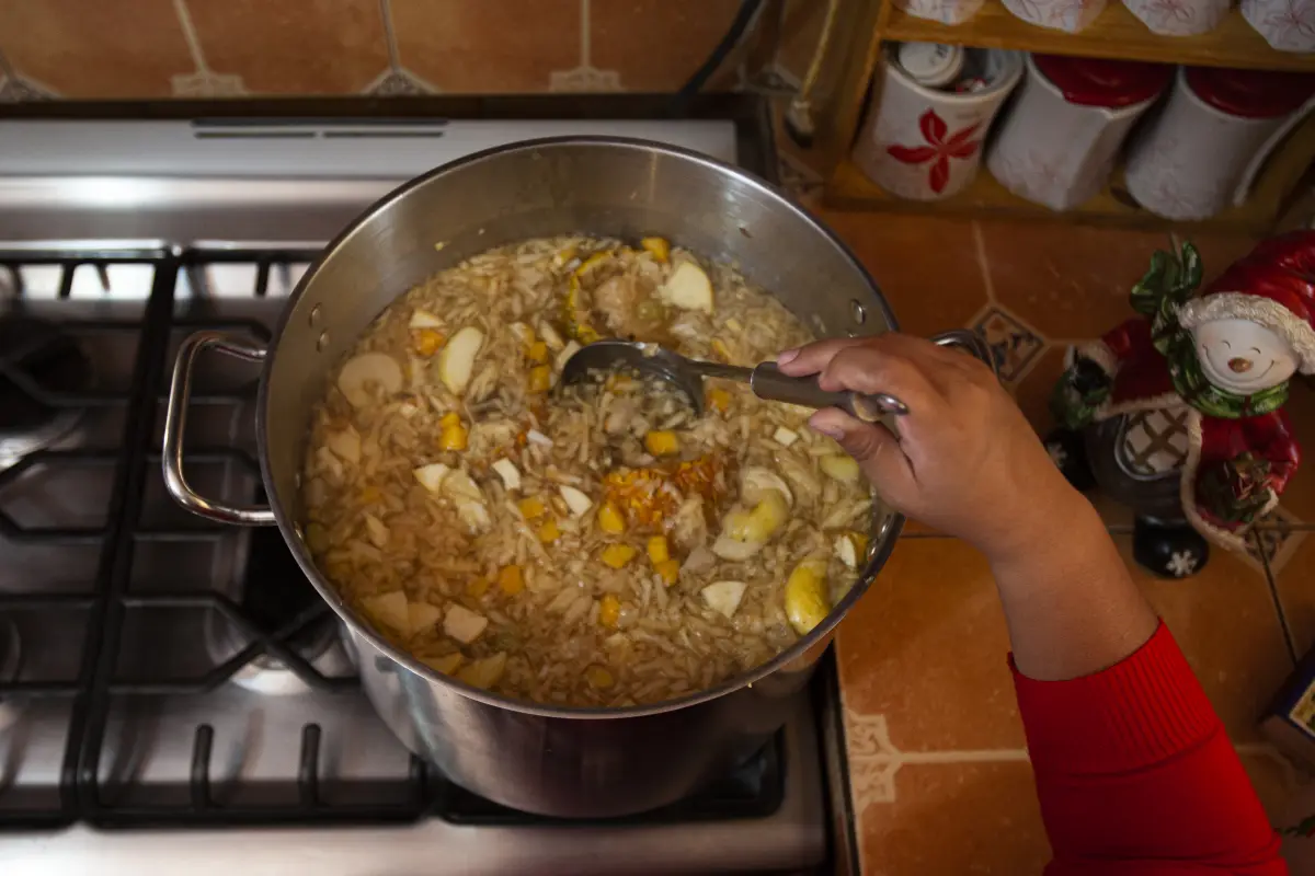Elaboración del ponche, Foto MSPAS