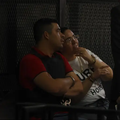 María Fernanda Bonilla y José Luis Marroquín, implicados en el crimen contra Melisa Palacios, comparecen a audiencia el jueves, 11 de diciembre de 2025. ,Omar Solís/Emisoras Unidas