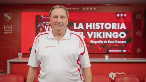 Enzo Trossero presentó su libro en el estadio del Rojo