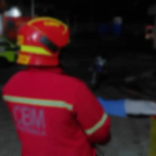 La muerte de la joven fue confirmada por los socorristas en la estación de la zona 12. ,Bomberos Municipales