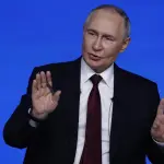 Vladimir Putin en su conferencia de prensa anual ,EFE