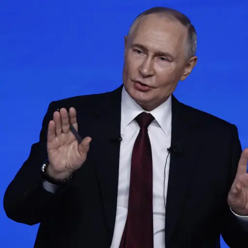 Vladimir Putin en su conferencia de prensa anual ,EFE