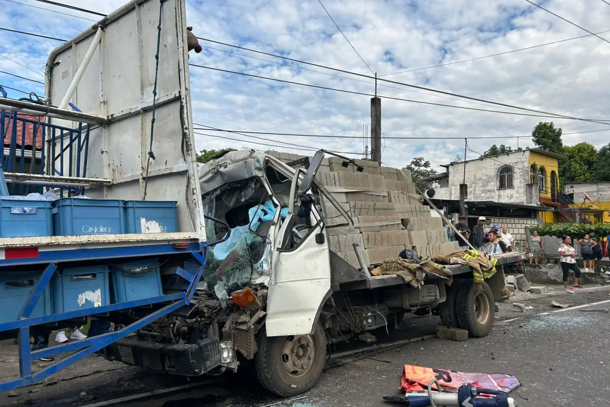 accidente en Santa Lucía Cotzumalguapa, Escuintla