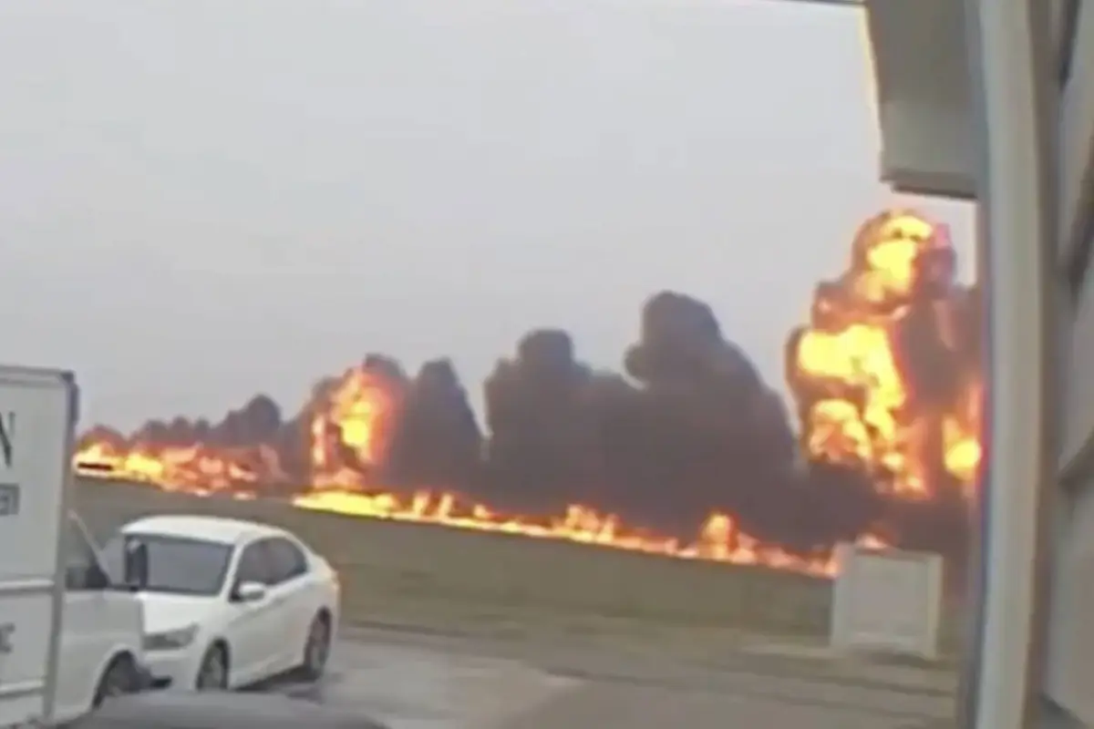 Video revela el momento exacto del accidente en el que murió Greg Biffle., Capturan de pantalla video de X.