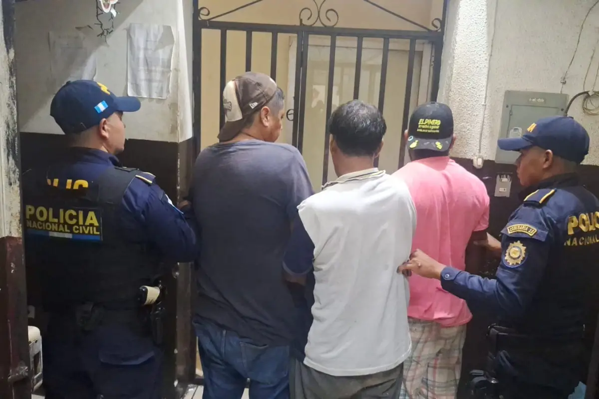Tres presuntos robafurgones fueron capturados en Palín, Escuintla., PNC
