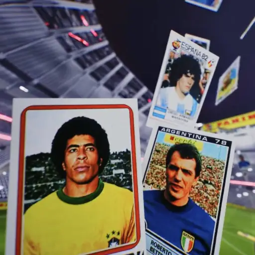 Álbum Panini ,Capturan de pantalla video de X.