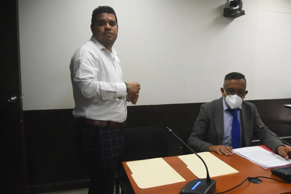 Luis Antonio Marroquín, trabajador del Inacif implicado en robo de equipos electrónicos., Omar Solís/Emisoras Unidas