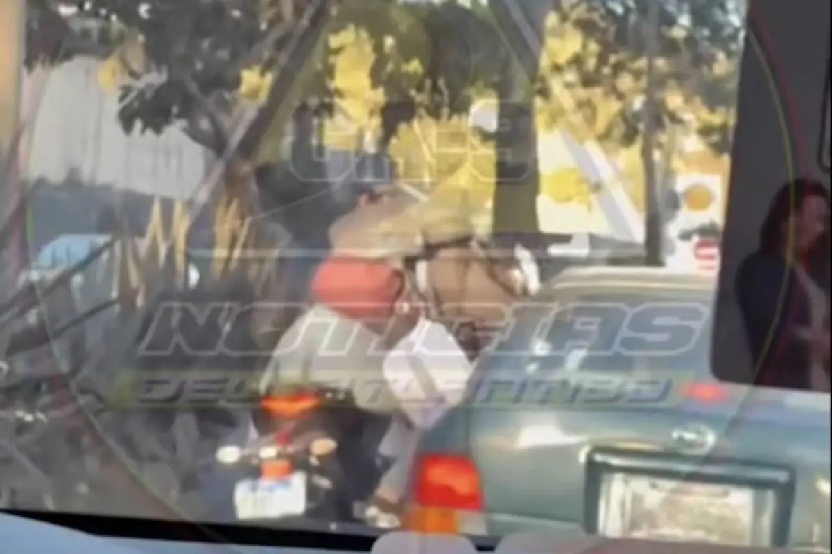 Se van a los golpes en zona 18., Captura de pantalla video Facebook.