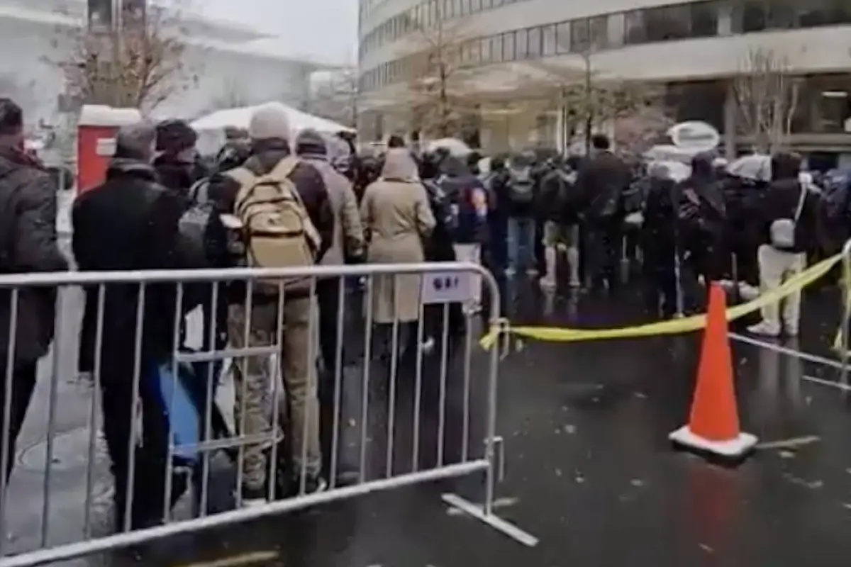 Centro John F. Kennedy., Capturan de pantalla video de X.