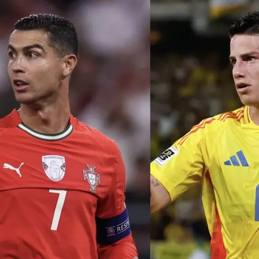 Portugal y Colombia se citan para un duelazo con Cristiano y James. ,Especial.
