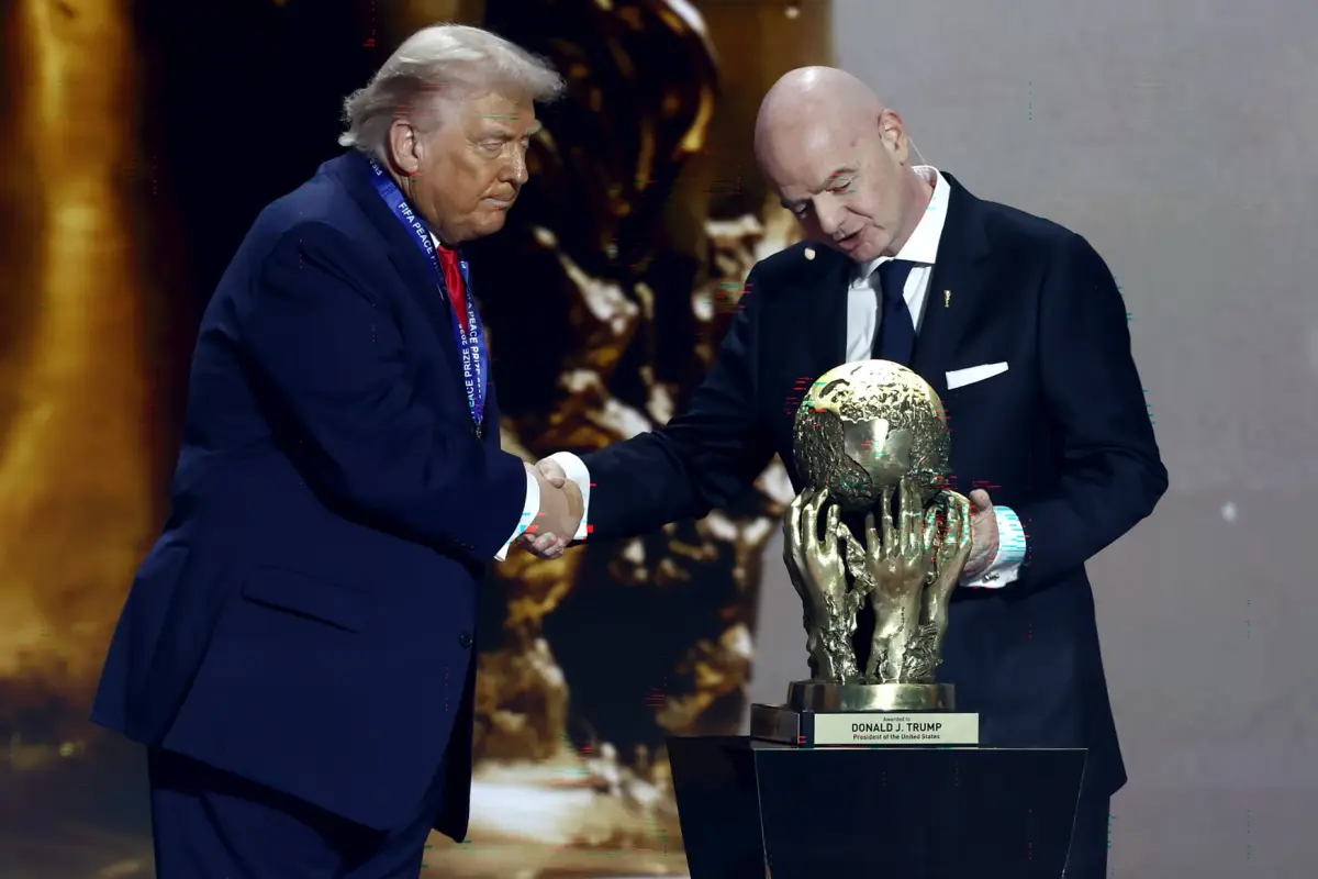 Donald Trump es galardonado con el primer premio FIFA de la Paz., EFE