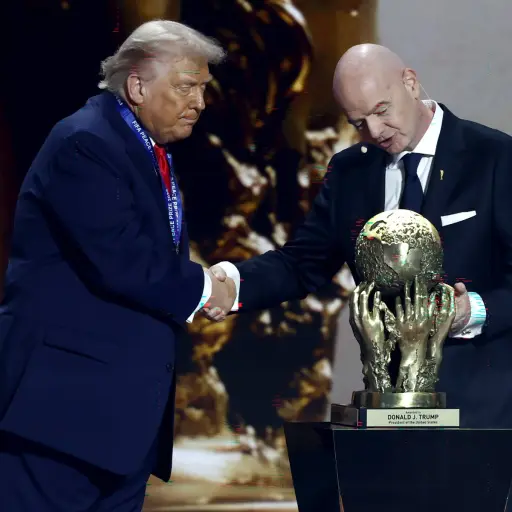 Donald Trump es galardonado con el primer premio FIFA de la Paz. ,EFE