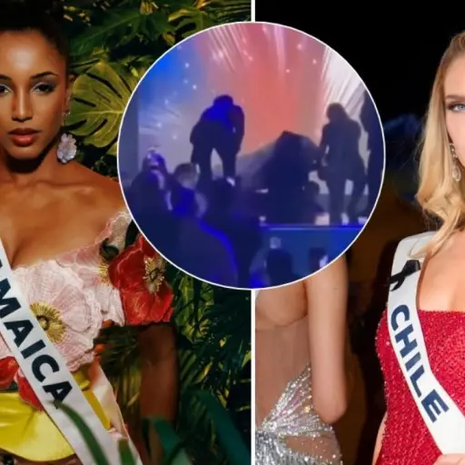 Miss Jamaica y Miss Chile ,Redes sociales