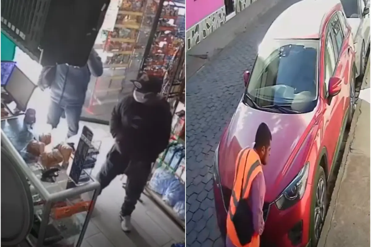 Doble ataque delincuencial en zona 1 de Xela., Capturan de pantalla video de X.