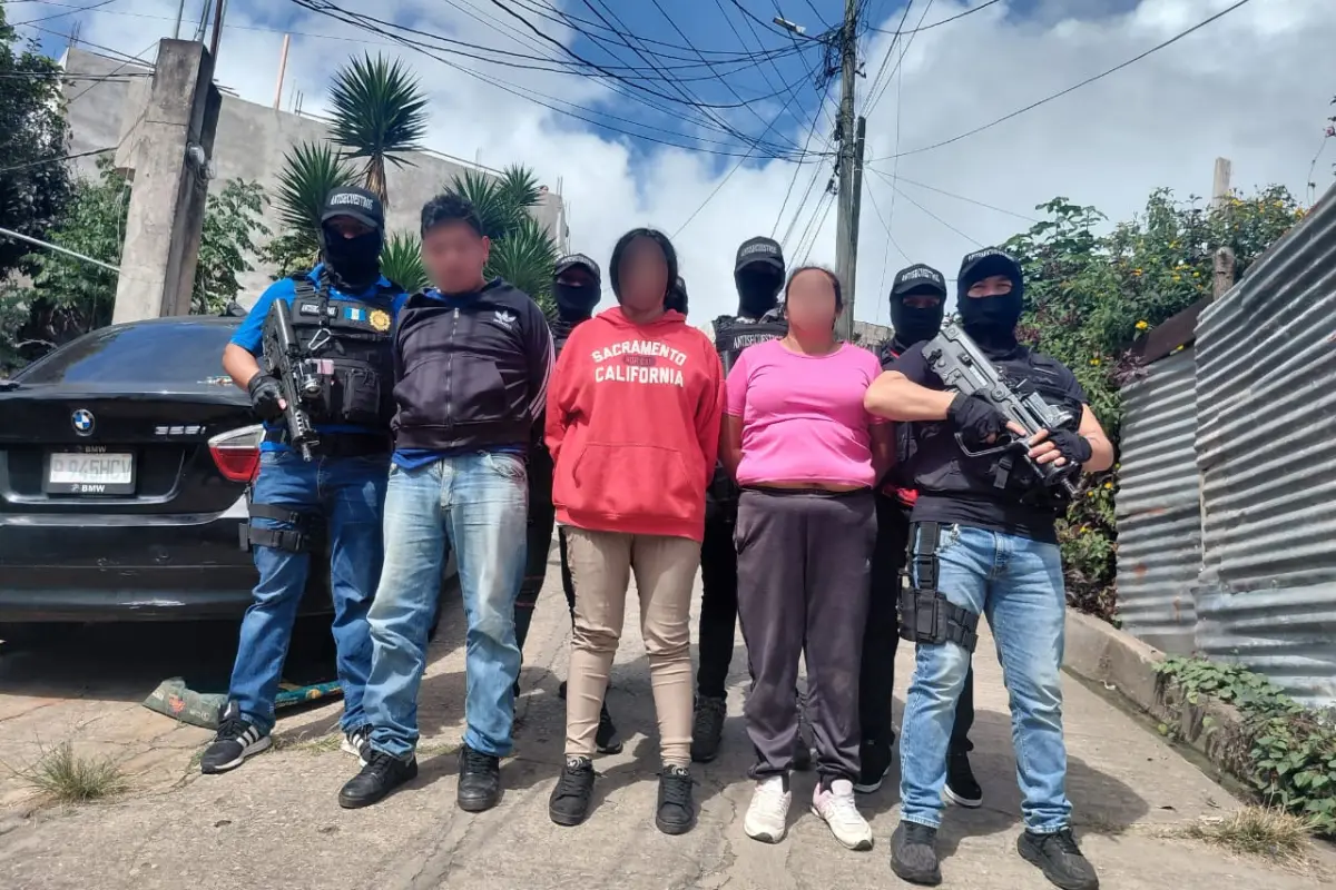 Comando Antisecuestros rescata a menor en Santa Catarina Pinula., PNC