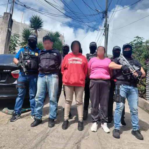 Comando Antisecuestros rescata a menor en Santa Catarina Pinula. ,PNC