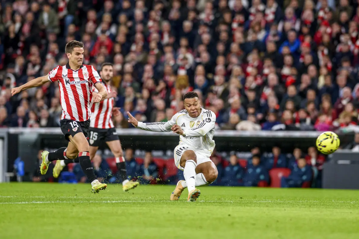 Anotación de Kylian Mbappé ante el Athletic Club - EFE